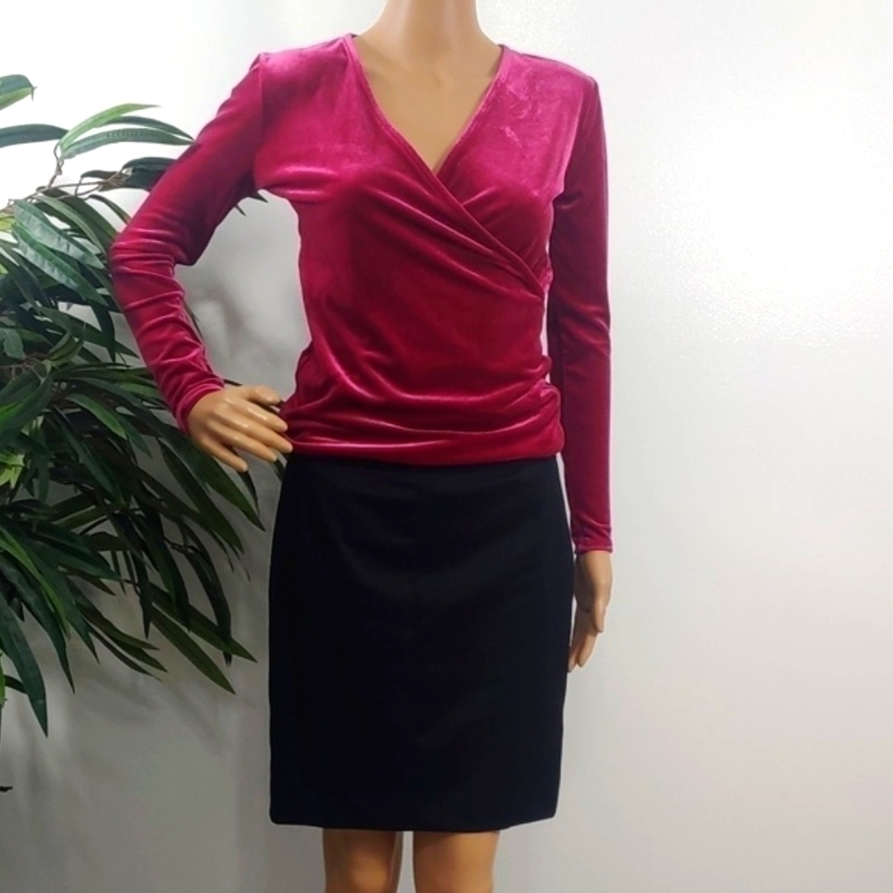 J Crew velvet Top